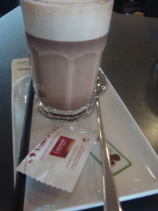 Weird but delicious Munich hot chocolate