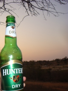 Nothing quite like a cold Hunters and an African sunset